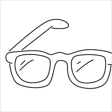 Tutorial di disegno 61 Come disegnare degli occhiali da sole