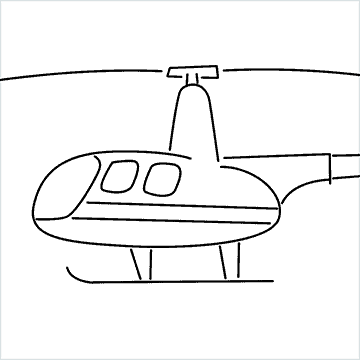 Tutorial di disegno 72 Come disegnare un elicottero
